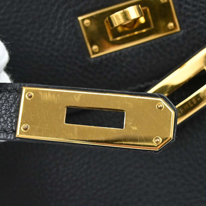 Hermes Black Togo Kelly A Dos GM Backpack