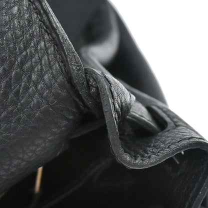Hermes Black Togo Kelly A Dos GM Backpack