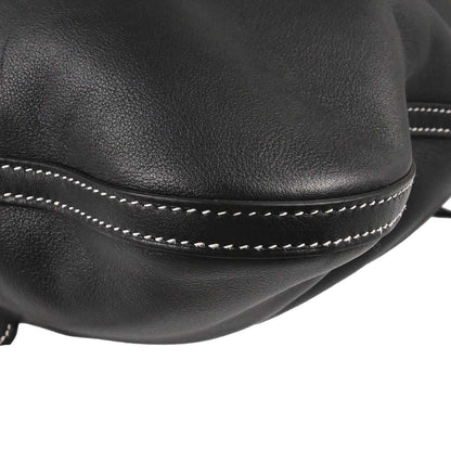 Hermes Black Veau Cheri Bridado Backpack