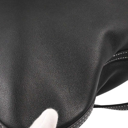 Hermes Black Veau Cheri Bridado Backpack