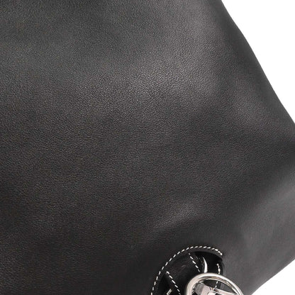 Hermes Black Veau Cheri Bridado Backpack