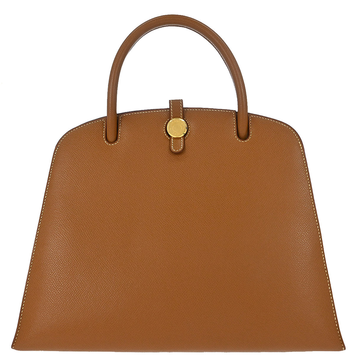 Hermes 2000 Gold Courchevel Dalvy 30 MM Handbag