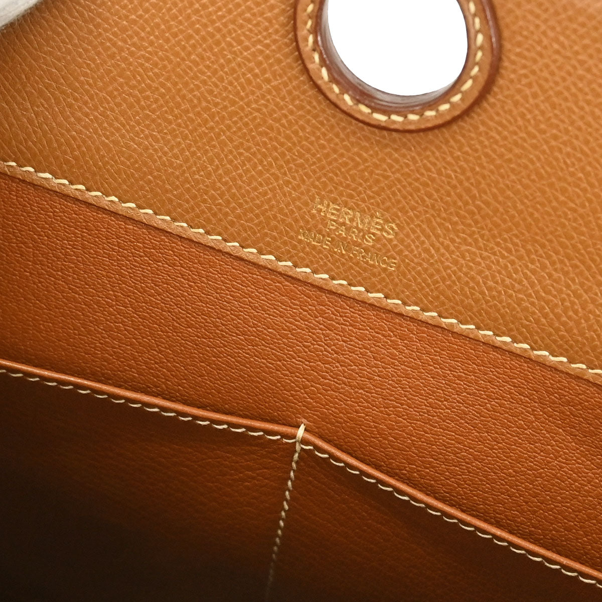 Hermes 2000 Gold Courchevel Dalvy 30 MM Handbag