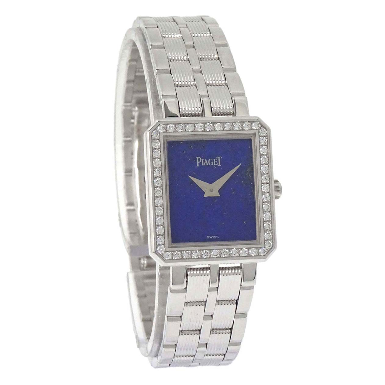 Piaget Protocole 20mm Ref.5355M601D Quartz Watch 18KWG Lapis-lazuli