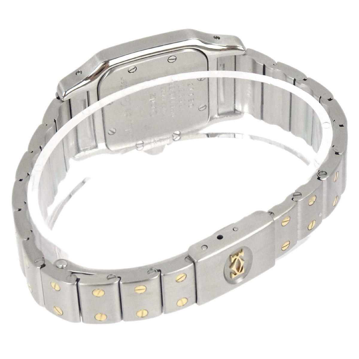 Cartier Santos Galbee SM 24mm Ref.166930 Quartz Watch 18KYG SS