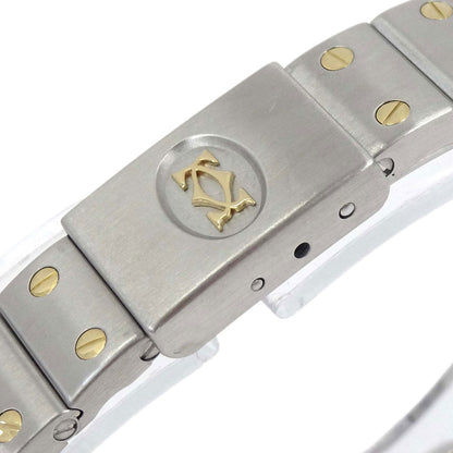 Cartier Santos Galbee SM 24mm Ref.166930 Quartz Watch 18KYG SS