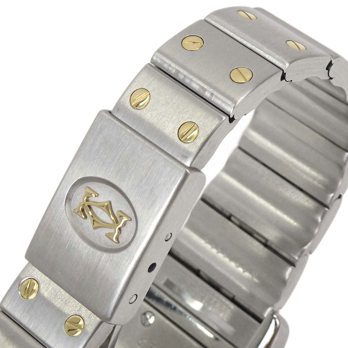 Cartier Santos Galbee SM 24mm Ref.166930 Quartz Watch 18KYG SS