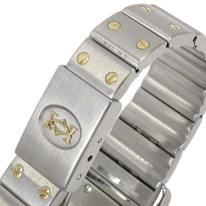 Cartier Santos Galbee SM 24mm Ref.166930 Quartz Watch 18KYG SS