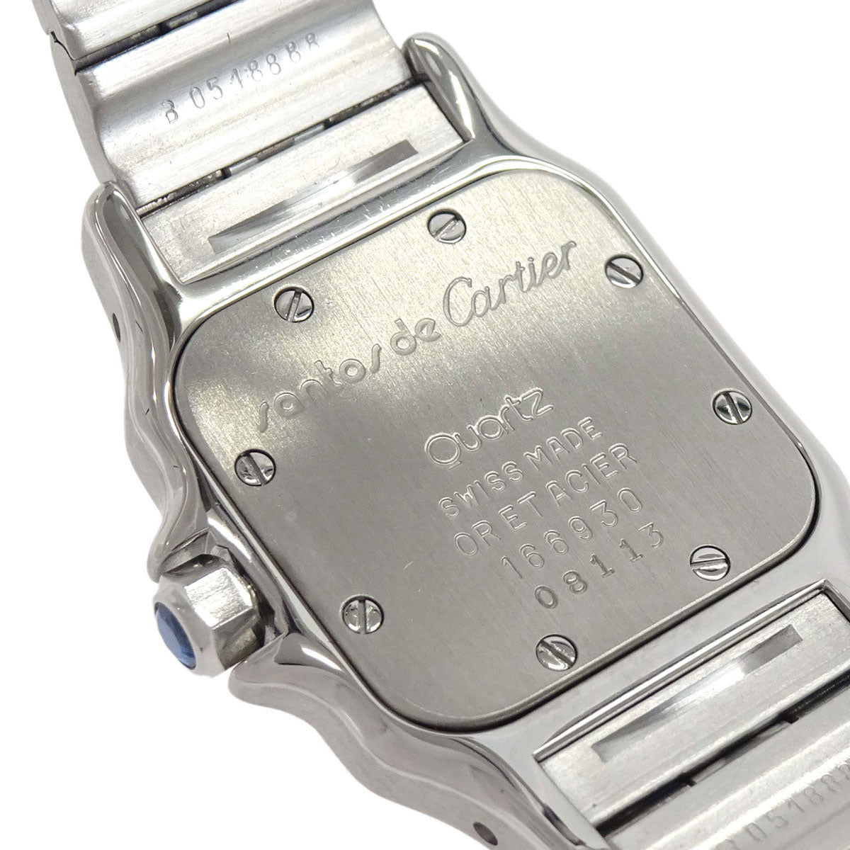 Cartier Santos Galbee SM 24mm Ref.166930 Quartz Watch 18KYG SS