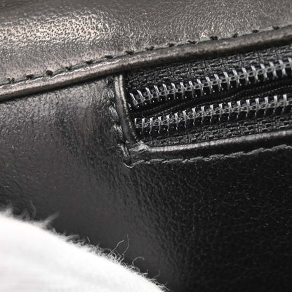 Chanel 1996-1997 Black Lambskin Briefcase Business Handbag