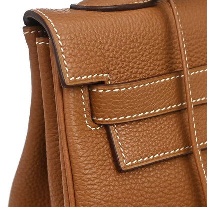 Hermes Gold Togo Kelly 32 Retourne 2way Shoulder Handbag