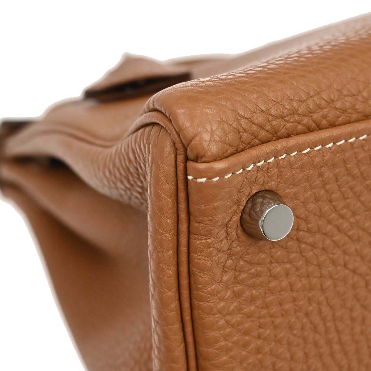 Hermes Gold Togo Kelly 32 Retourne 2way Shoulder Handbag