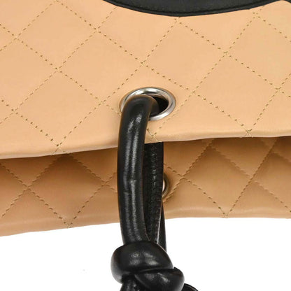 Chanel 2005-2006 Beige Calfskin Cambon Ligne Tote Handbag