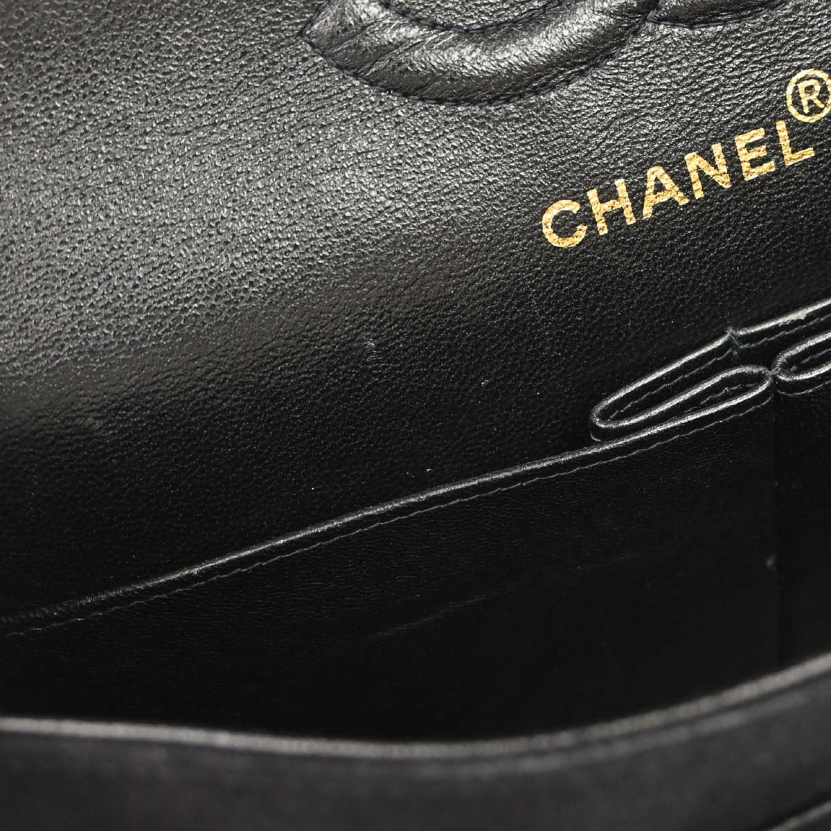 Chanel 1997-1999 Black Suede 2.55 Medium Classic Double Flap Shoulder Bag