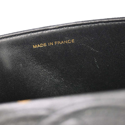 Chanel 1997-1999 Black Suede 2.55 Medium Classic Double Flap Shoulder Bag