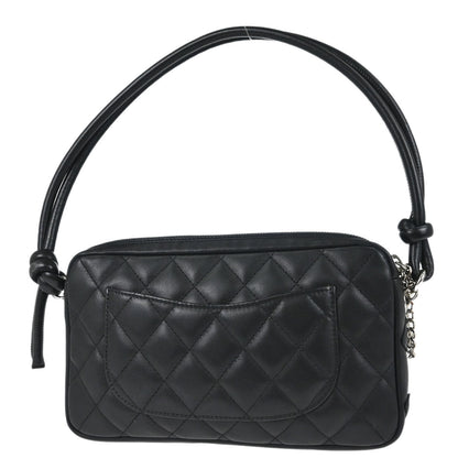 Chanel 2003-2004 Black Calfskin Cambon Ligne Handbag