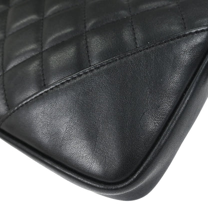 Chanel 2003-2004 Black Calfskin Cambon Ligne Handbag