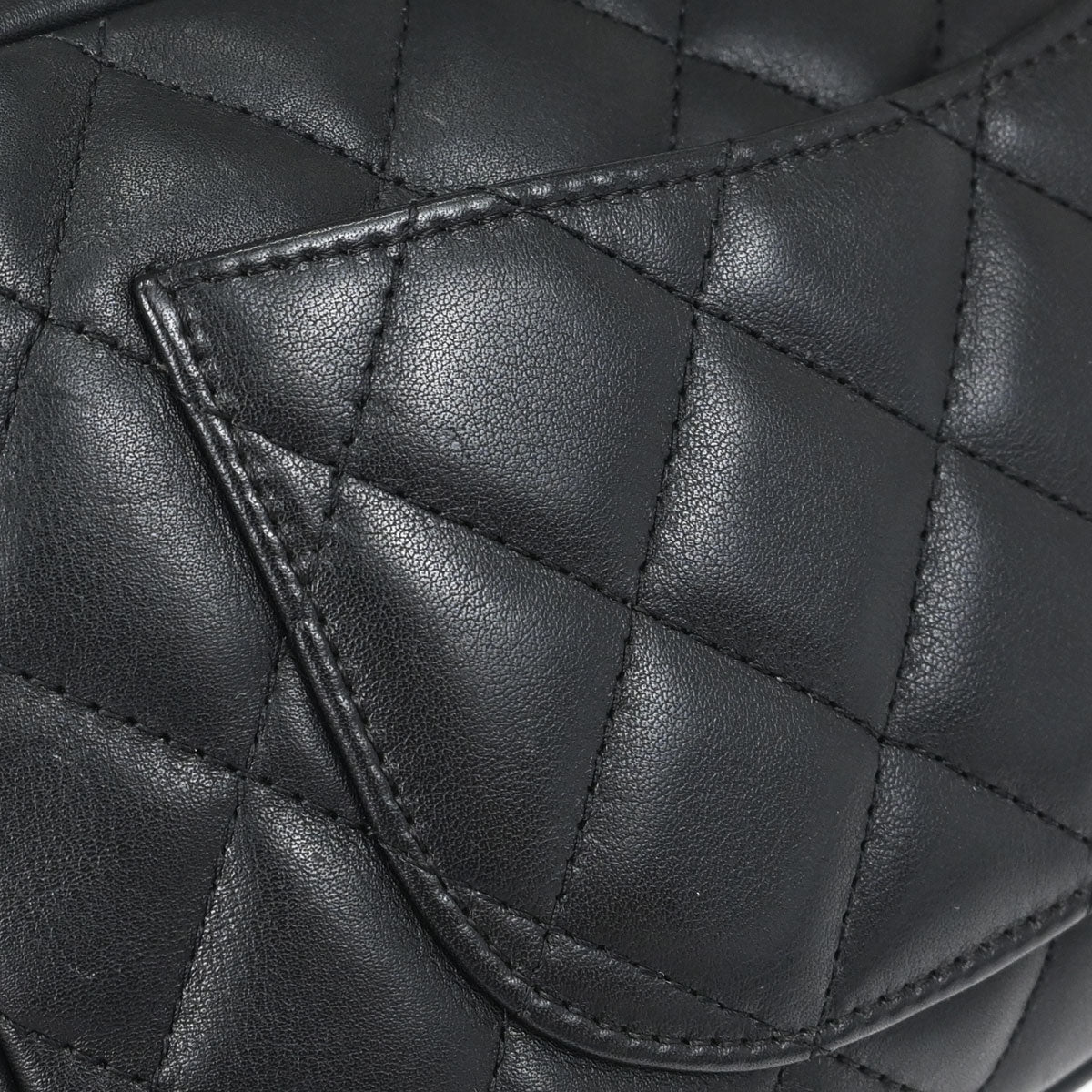 Chanel 2003-2004 Black Calfskin Cambon Ligne Handbag
