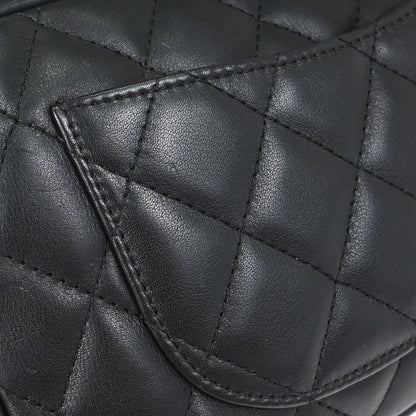 Chanel 2003-2004 Black Calfskin Cambon Ligne Handbag