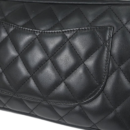 Chanel 2003-2004 Black Calfskin Cambon Ligne Handbag