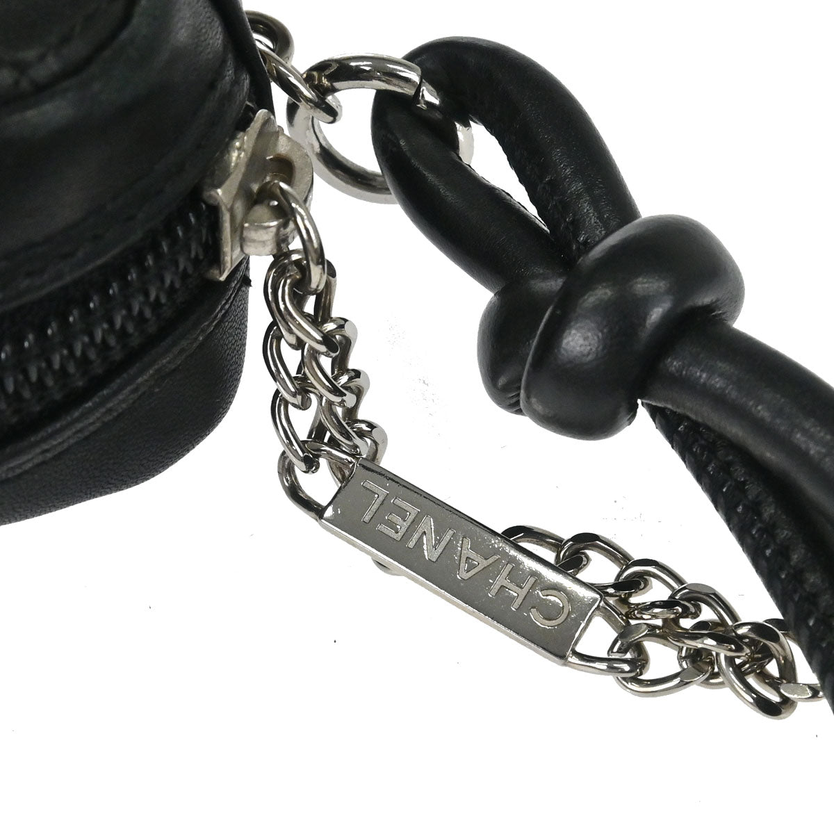Chanel 2003-2004 Black Calfskin Cambon Ligne Handbag