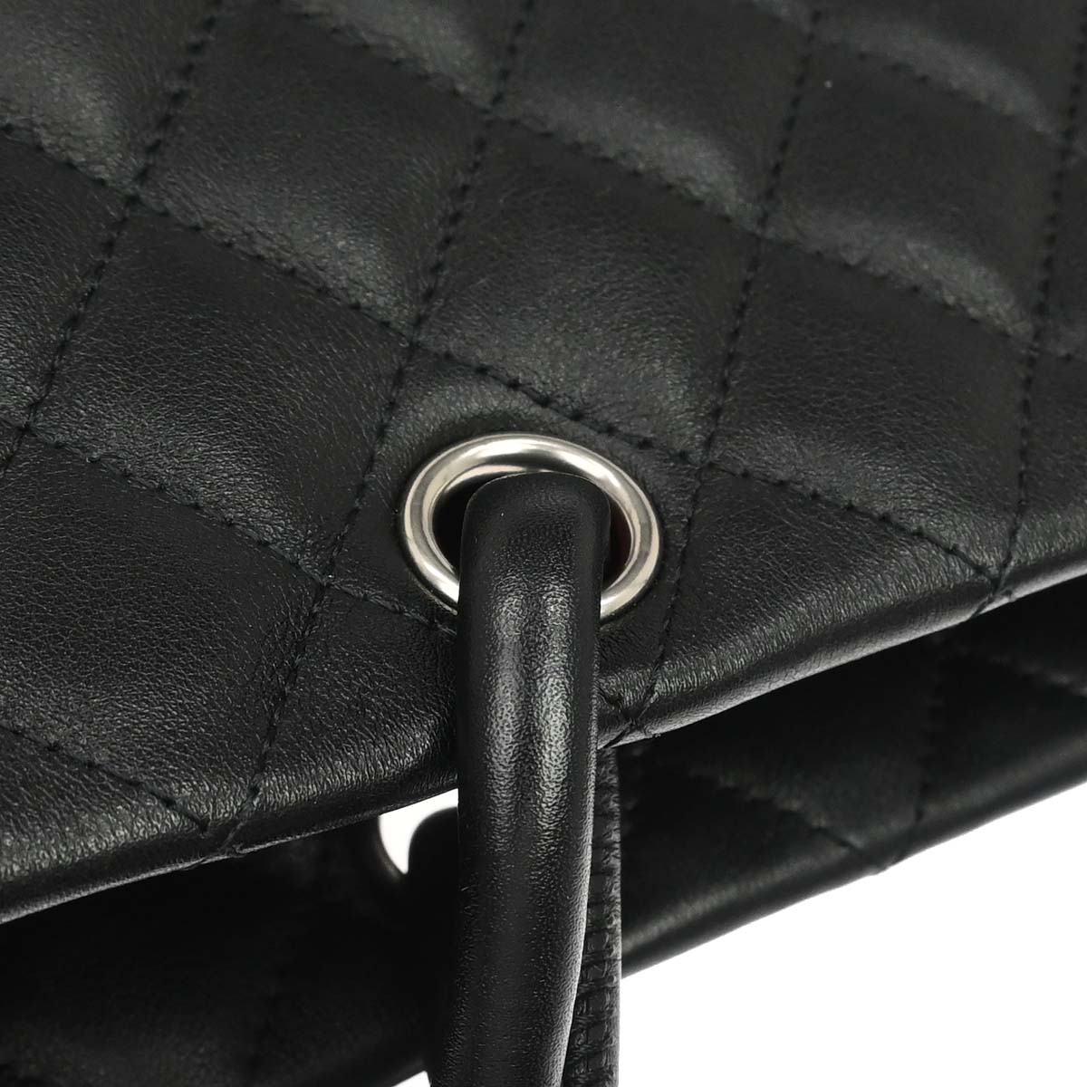 Chanel 2009-2010 Black Calfskin Cambon Ligne Tote Handbag