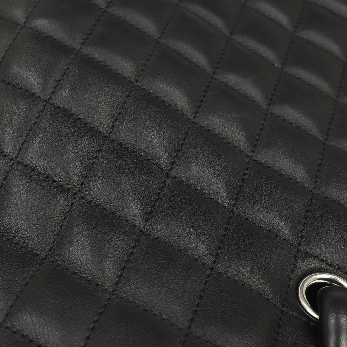Chanel 2009-2010 Black Calfskin Cambon Ligne Tote Handbag