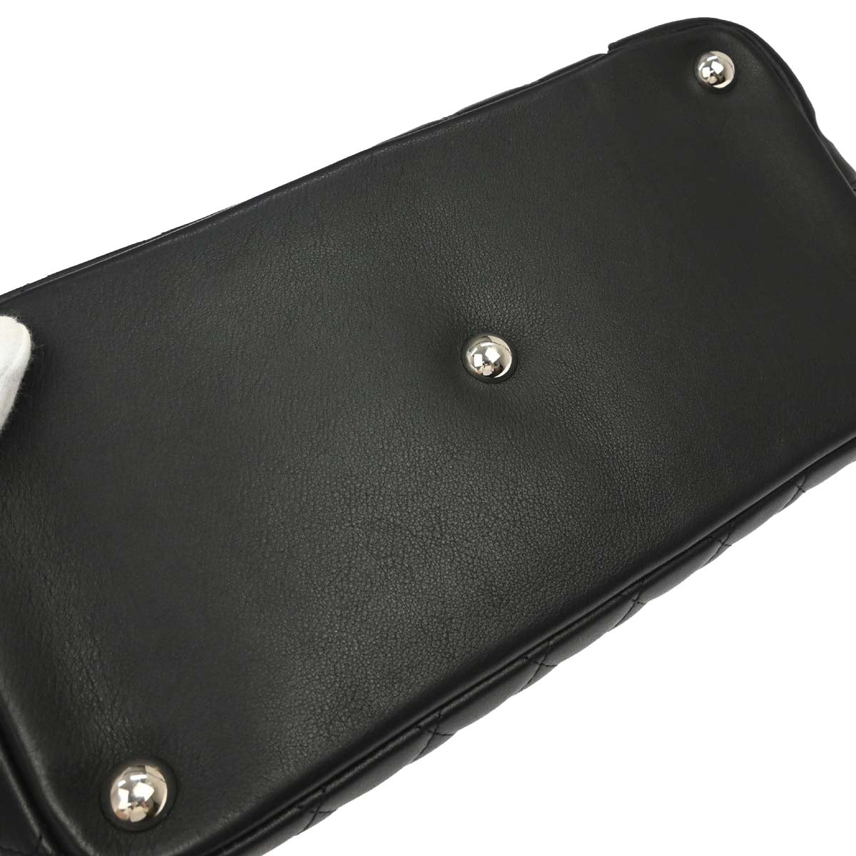 Chanel 2009-2010 Black Calfskin Cambon Ligne Tote Handbag