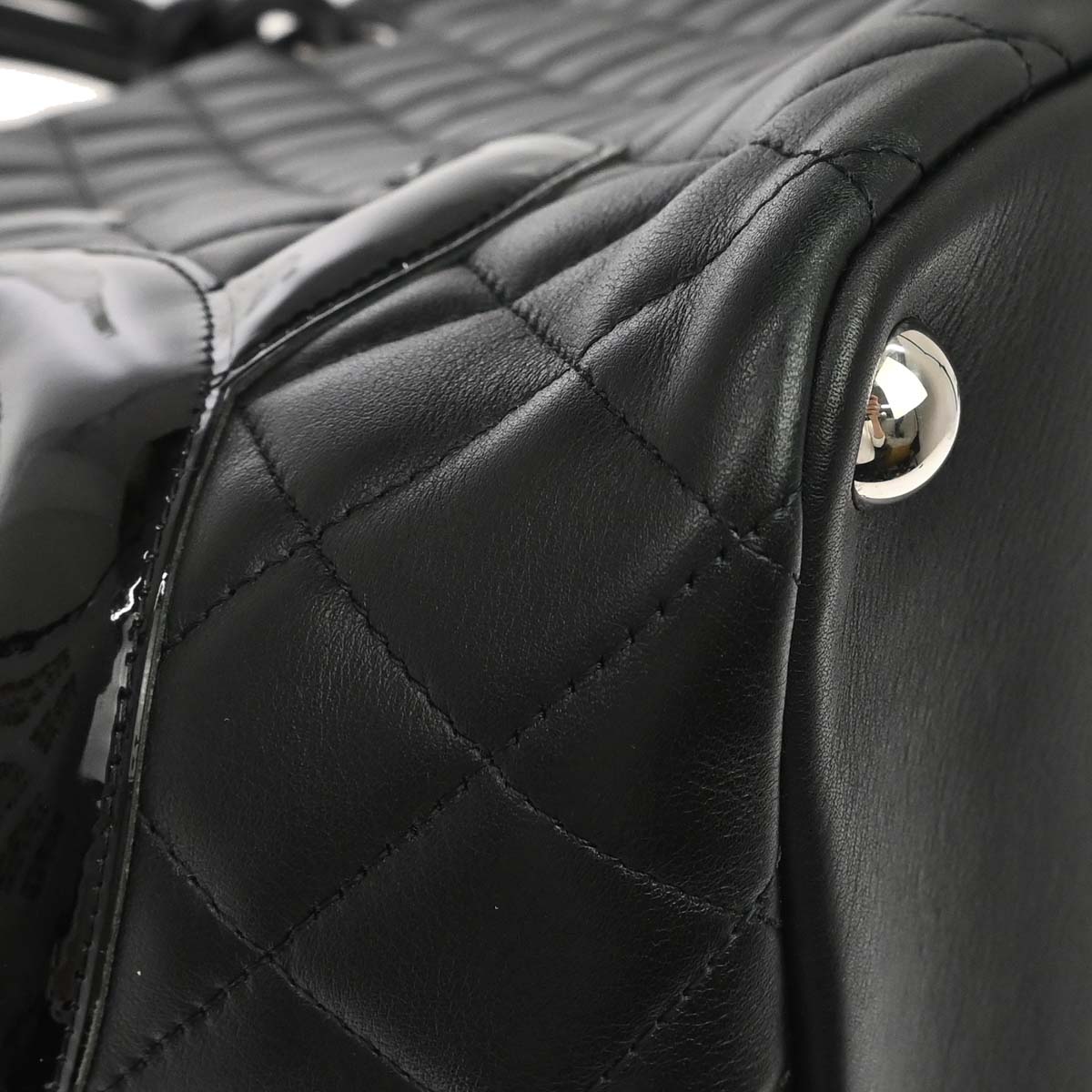 Chanel 2009-2010 Black Calfskin Cambon Ligne Tote Handbag