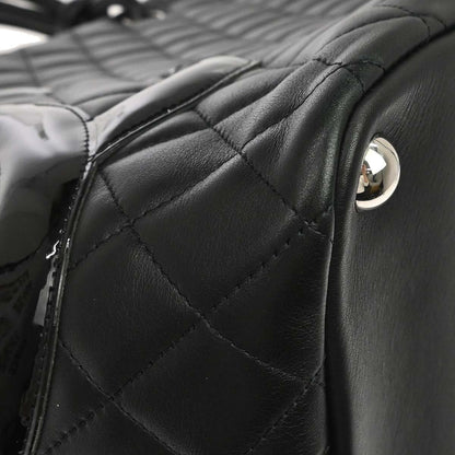 Chanel 2009-2010 Black Calfskin Cambon Ligne Tote Handbag