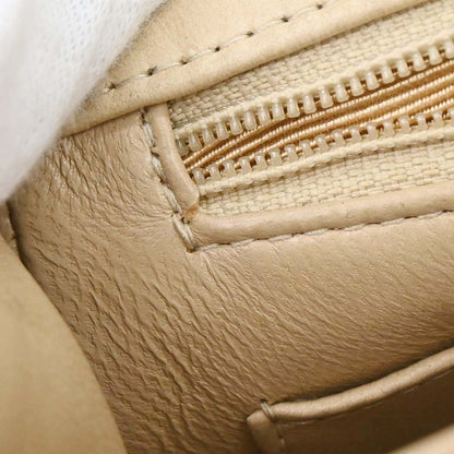 Chanel 1991-1994 Beige Lambskin Shoulder Bag