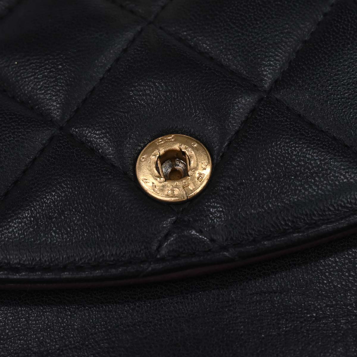 Chanel 1994-1996 Black Lambskin Medium Classic Double Flap Shoulder Bag