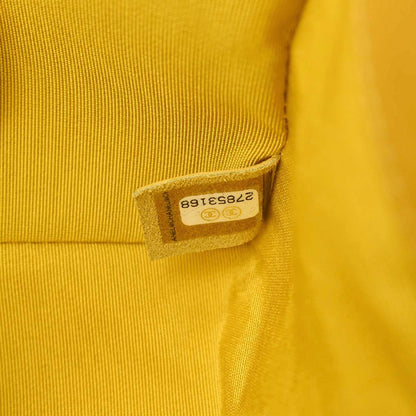 Boy Chanel 2019 Yellow Lambskin Medium Chain Shoulder Bag