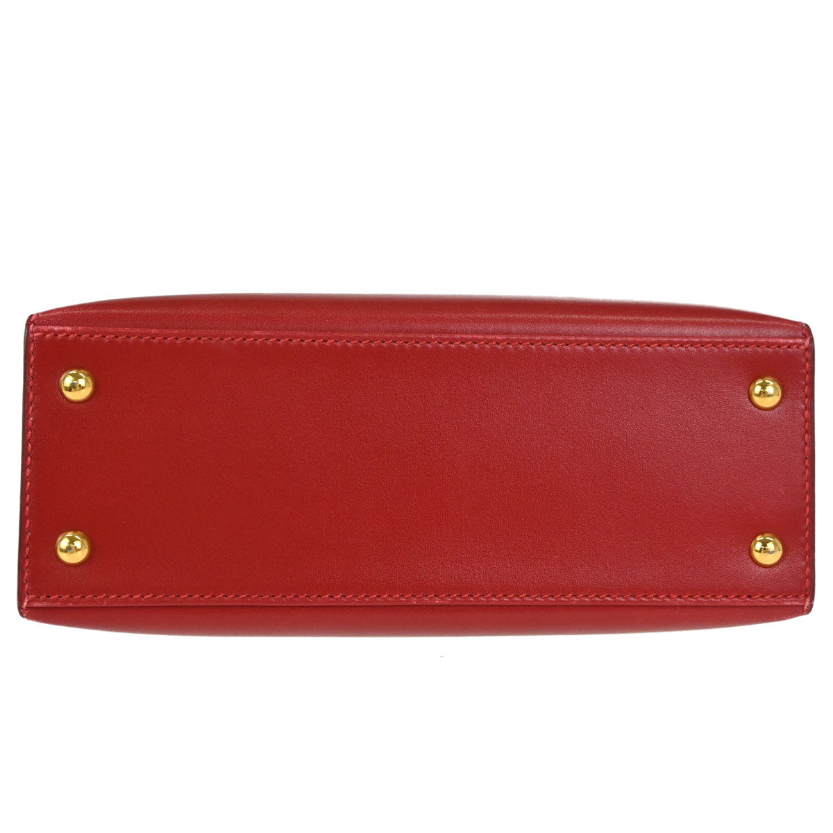 Hermes 1994 Rouge Vif Box Calf Irio Handbag