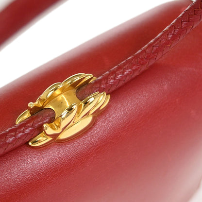 Hermes 1994 Rouge Vif Box Calf Irio Handbag