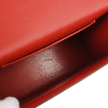 Hermes 1994 Rouge Vif Box Calf Irio Handbag