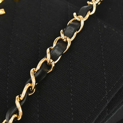 Chanel 2019 Black Jersey Trendy CC Chevron Top Handle 2way Shoulder Handbag