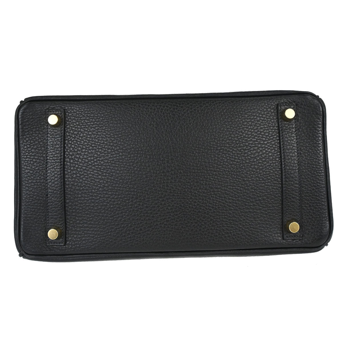 Hermes 2003 Black Ardennes Birkin 30 Handbag