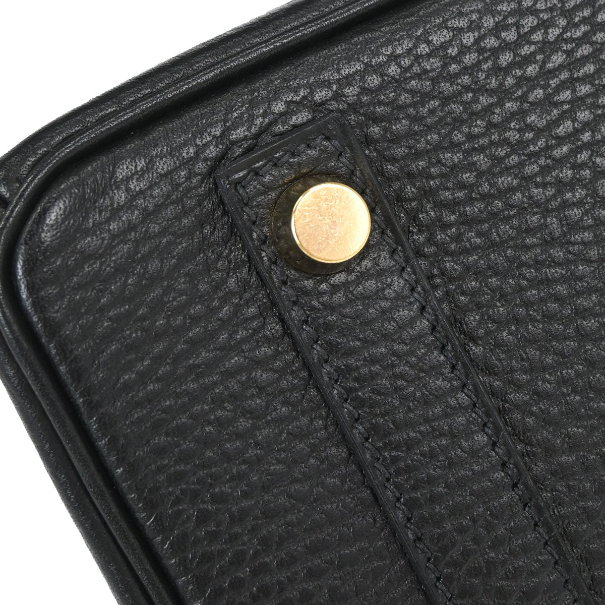 Hermes 2003 Black Ardennes Birkin 30 Handbag