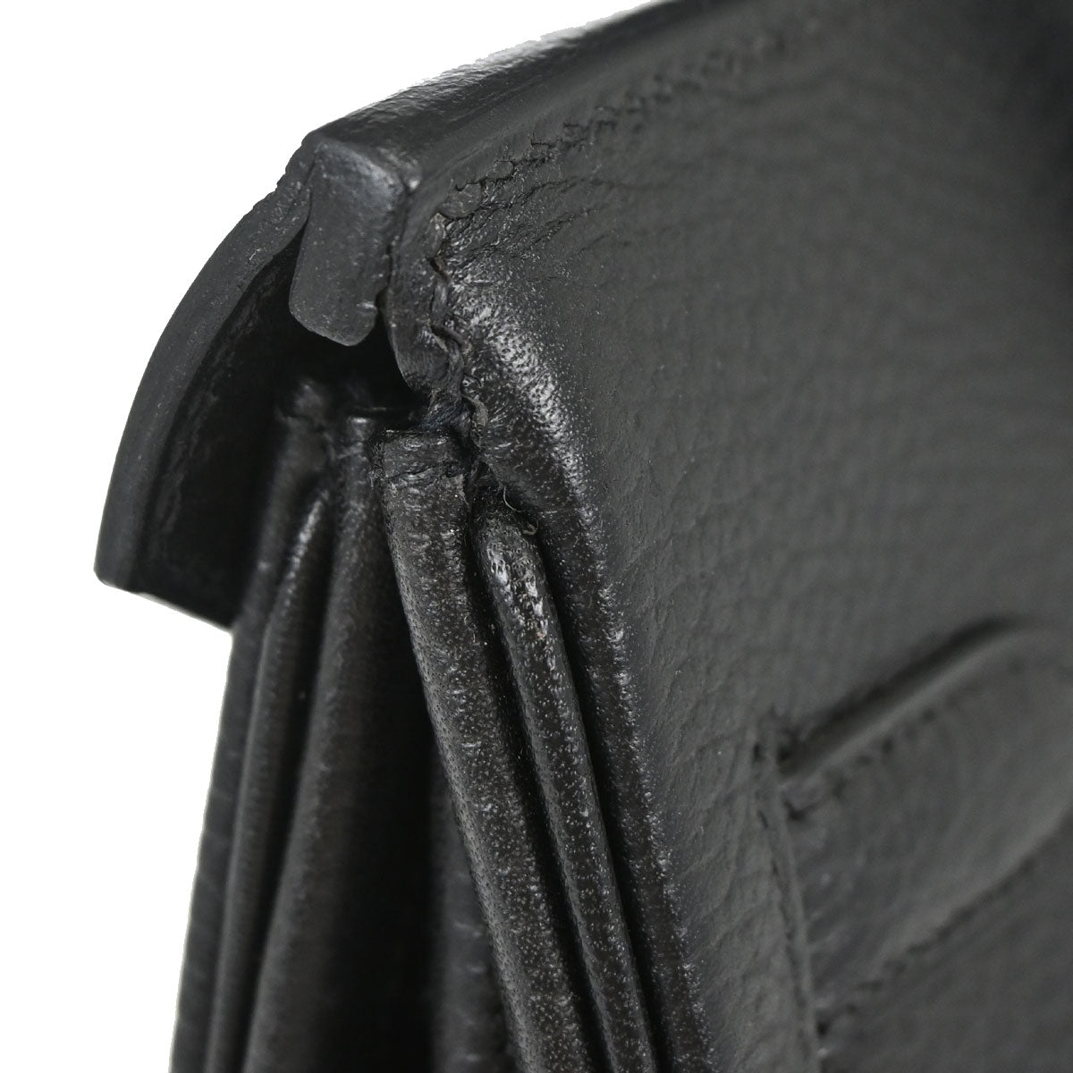 Hermes 2003 Black Ardennes Birkin 30 Handbag