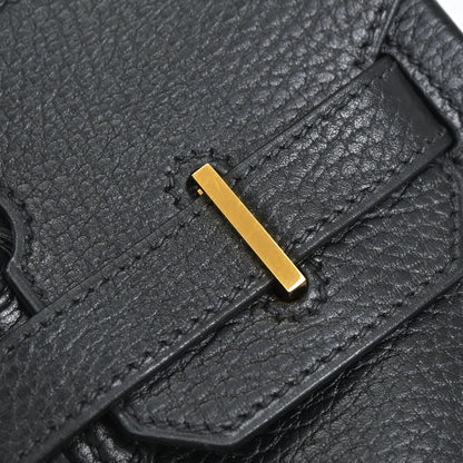 Hermes 2003 Black Ardennes Birkin 30 Handbag