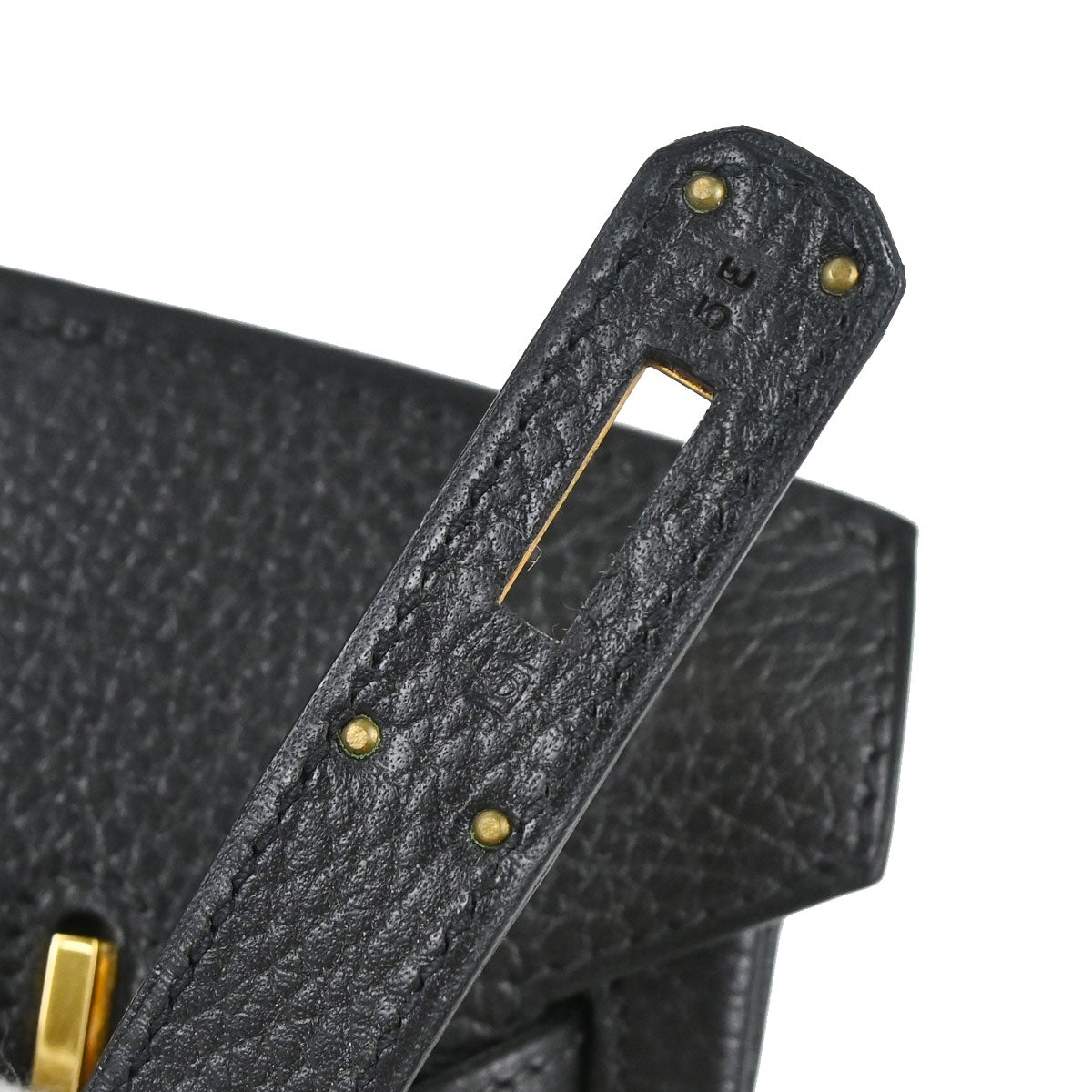 Hermes 2003 Black Ardennes Birkin 30 Handbag