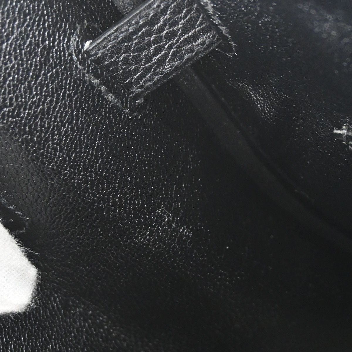 Hermes 2003 Black Ardennes Birkin 30 Handbag