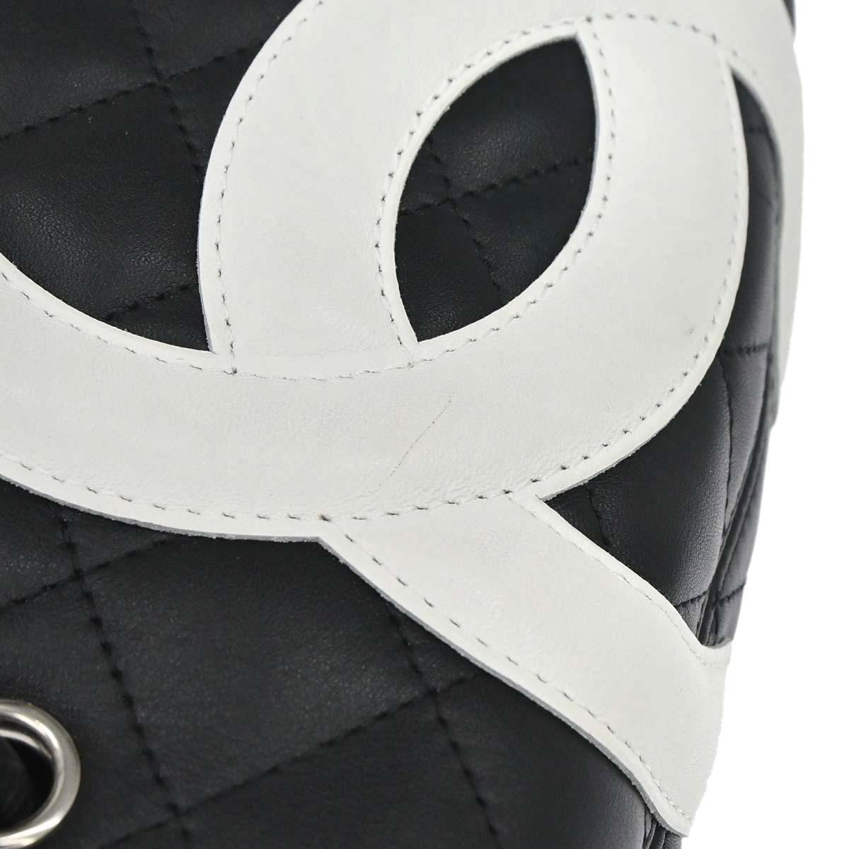 Chanel 2004-2005 Black Calfskin Cambon Ligne Tote Handbag