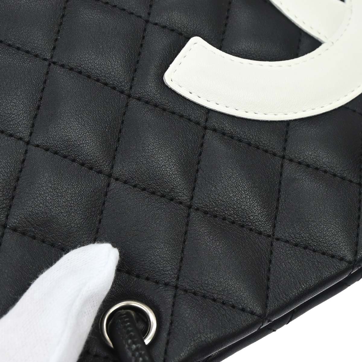 Chanel 2004-2005 Black Calfskin Cambon Ligne Tote Handbag