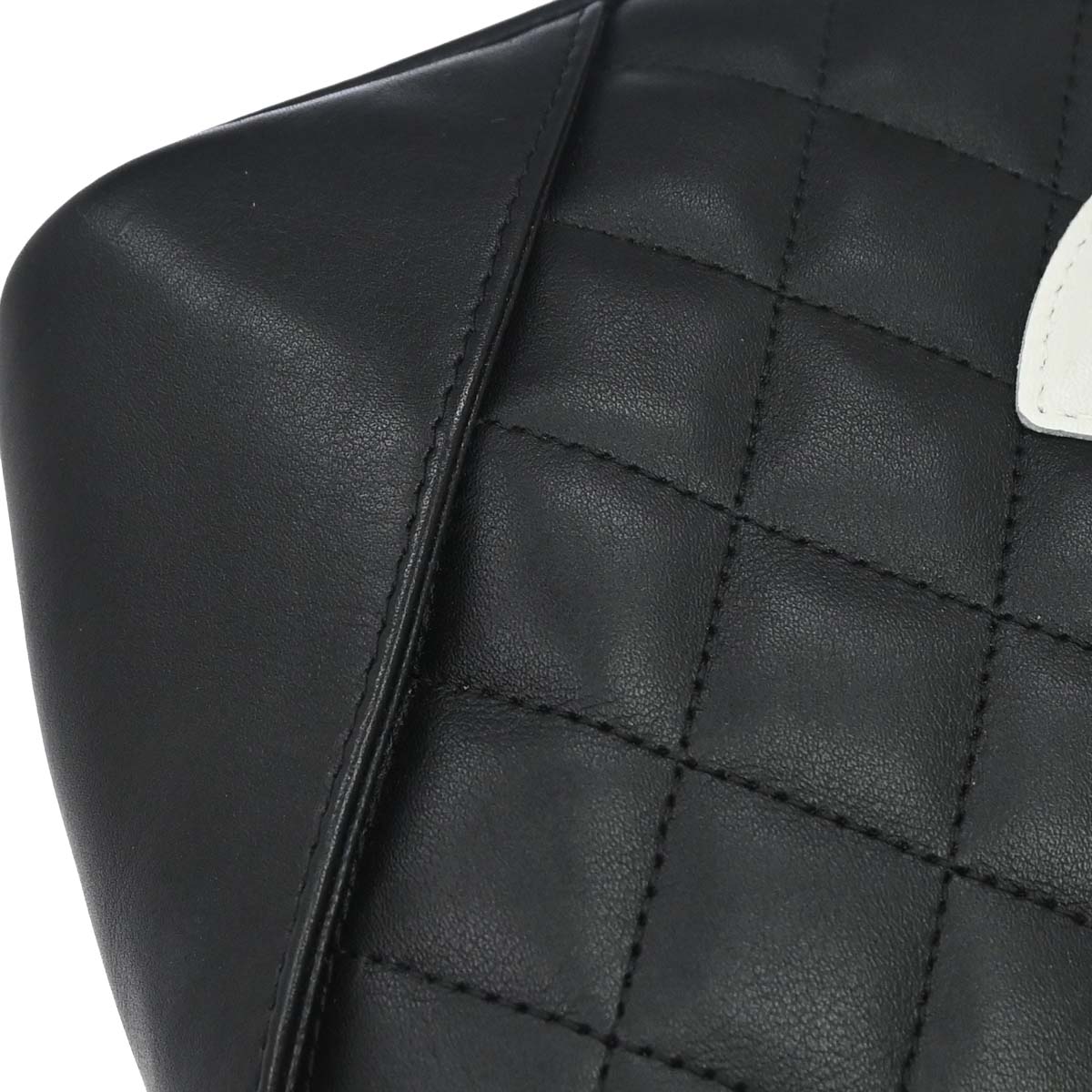 Chanel 2004-2005 Black Calfskin Cambon Ligne Tote Handbag