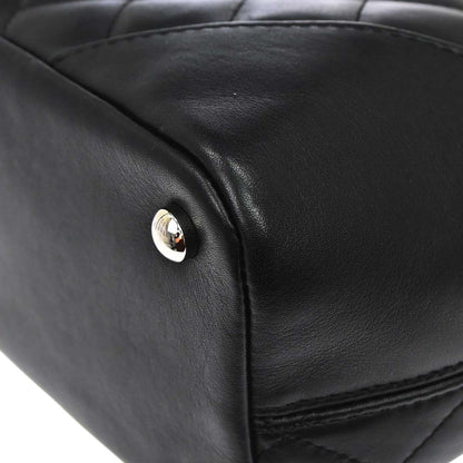 Chanel 2004-2005 Black Calfskin Cambon Ligne Tote Handbag