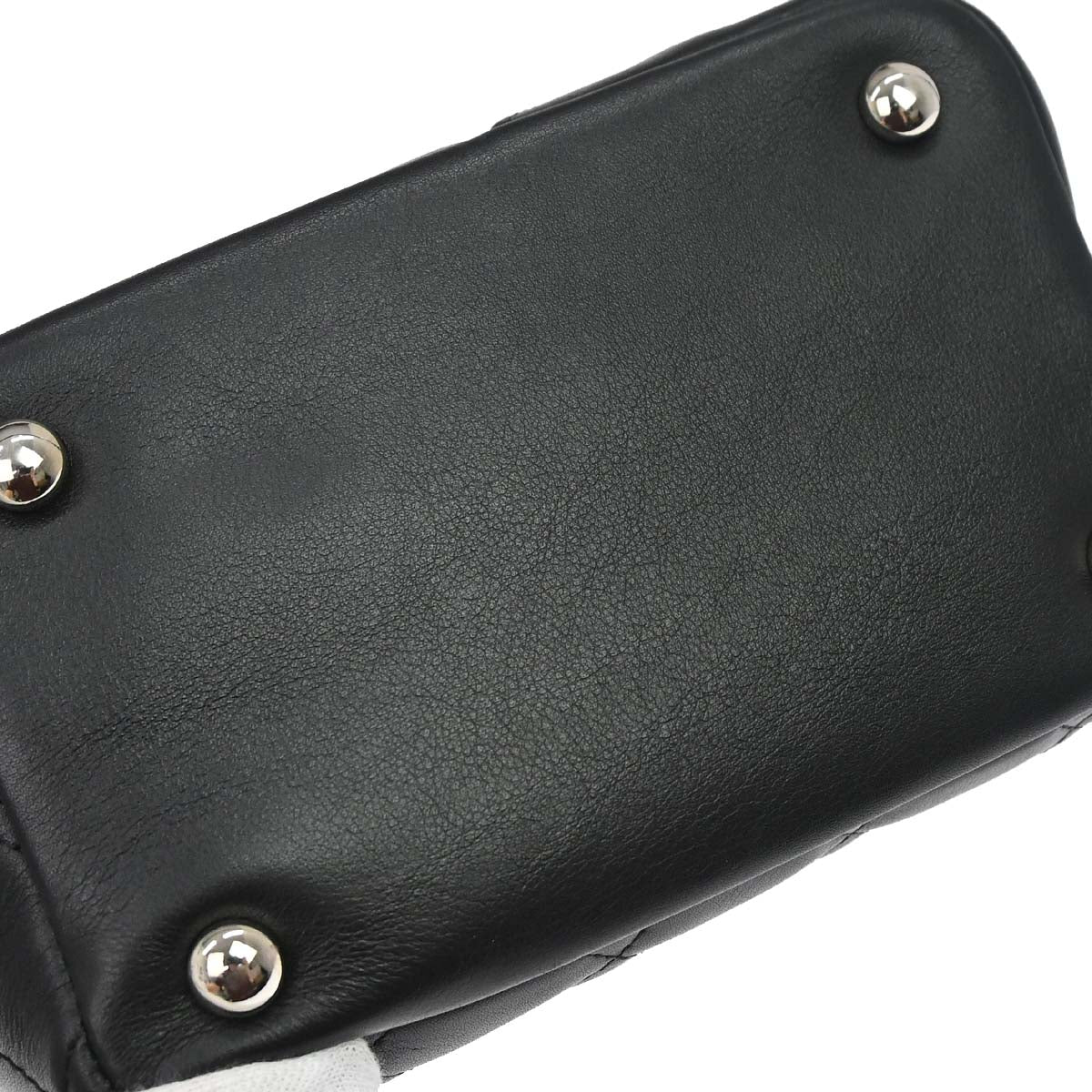 Chanel 2004-2005 Black Calfskin Cambon Ligne Tote Handbag