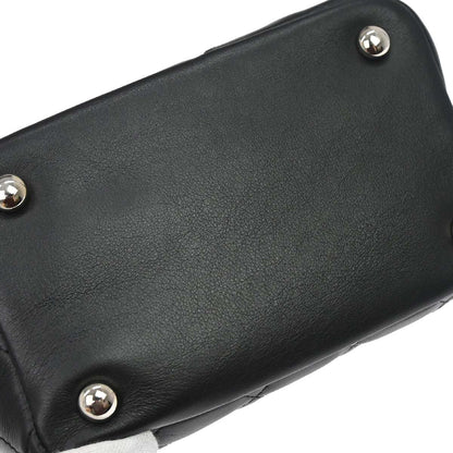 Chanel 2004-2005 Black Calfskin Cambon Ligne Tote Handbag