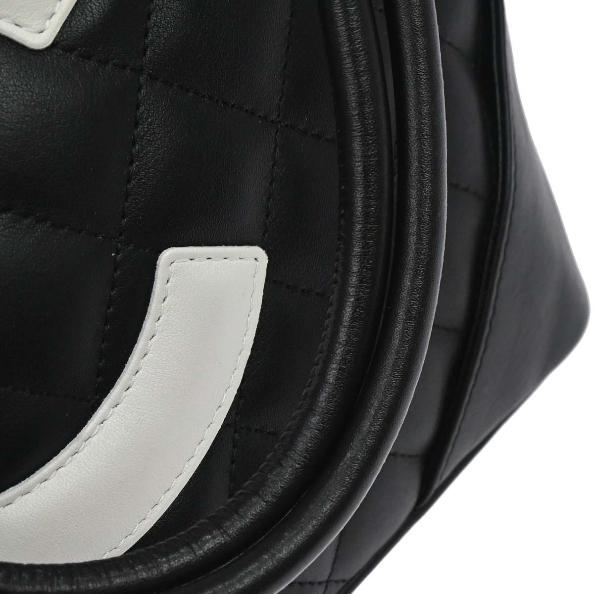 Chanel 2004-2005 Black Calfskin Cambon Ligne Tote Handbag
